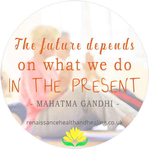 The future depends on what we do in the present - Mahatma Gandhi